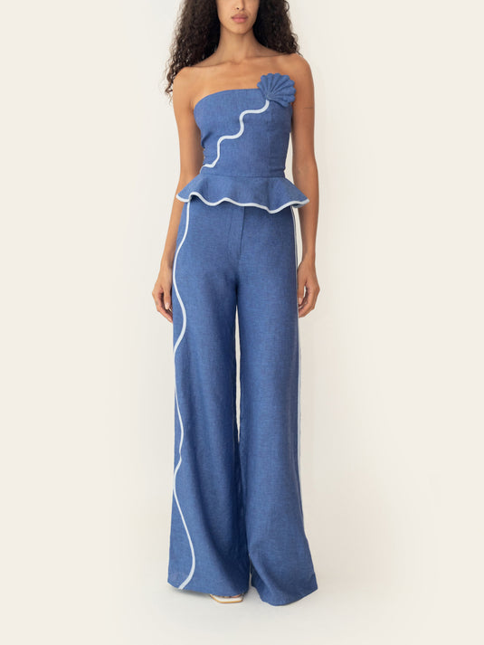 Vaiana Top Deep Sea Blue AZULU
