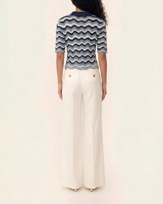 Martina Top Blue Stripes AZULU