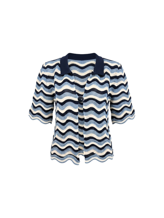 Martina Top Blue Stripes AZULU