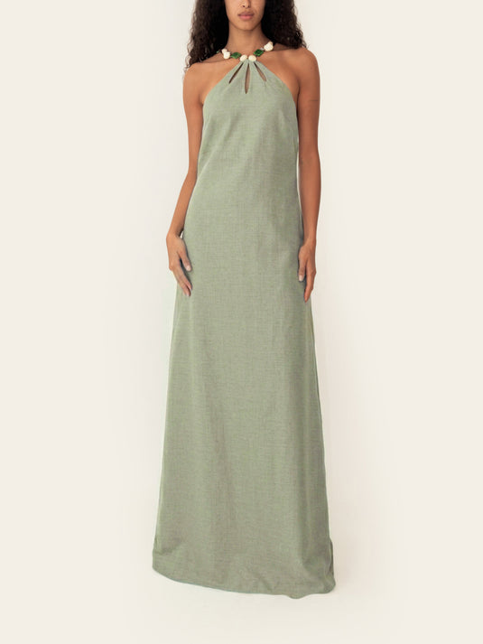Dakota Dress Seafoam Green AZULU